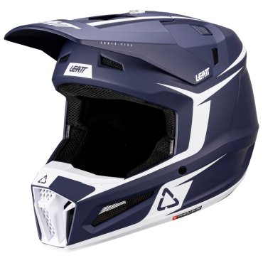 Шолом LEATT Moto 3.5 JR Helmet + Goggle [Blue]