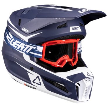 Шолом LEATT Moto 3.5 JR Helmet + Goggle [Blue]