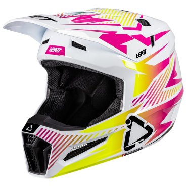 Шолом LEATT Moto 3.5 Helmet + Goggle [Storm Pink]