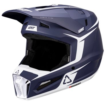Шолом LEATT Moto 3.5 Helmet + Goggle [Blue]