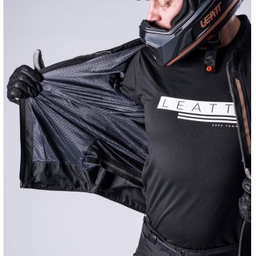 Куртка LEATT 4.5 FlowTour Short Adventure Jacket [Stealth]