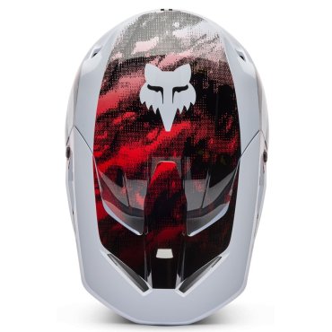 Шолом FOX V1 Helmet - KAIROS [Flo Red]