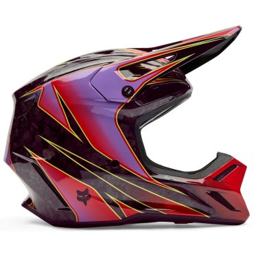 Шолом FOX V3 RS Helmet - CANVAS [Red]