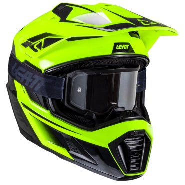 Шолом LEATT 8.5 Adventure Helmet + Goggle [Hi-Viz]