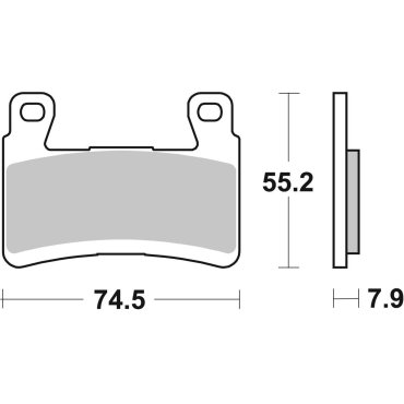 Гальмівні колодки SBS Performance Front Brake Pads