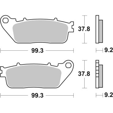 Гальмівні колодки SBS Performance Rear Brake Pads
