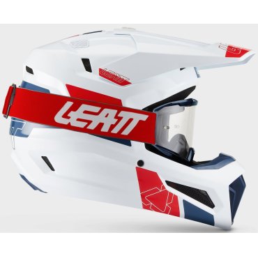 Шолом LEATT Moto 3.5 Helmet + Goggle [White]