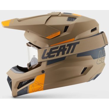 Шолом LEATT Moto 3.5 Helmet + Goggle [Khaki Brown]