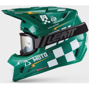 Шолом LEATT Moto 7.5 Helmet + Goggle [Jade Green]