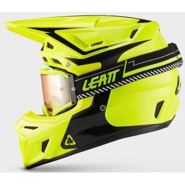 Шолом LEATT Moto 8.5 Helmet + Goggle [Neon Yellow]