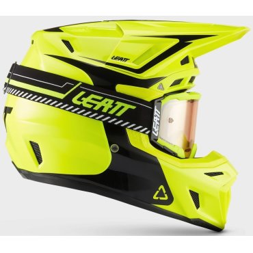 Шолом LEATT Moto 8.5 Helmet + Goggle [Neon Yellow]