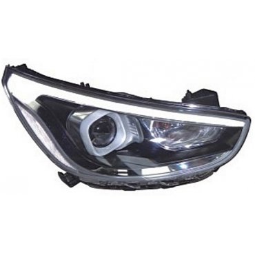 Hyundai Solaris оптика передняя биксенон/ bixenon headlights