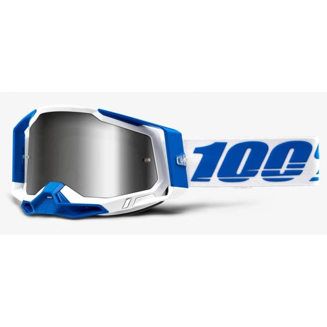 Окуляри 100% RACECRAFT 2 Goggle Isola - Flash Silver Lens