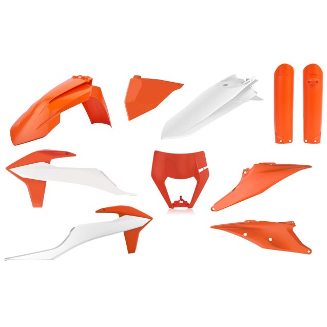 Пластик Polisport ENDURO kit - KTM (20-) [Orange/White]