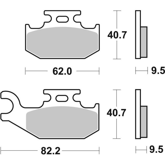 Гальмівні колодки SBS Racing Brake Pads