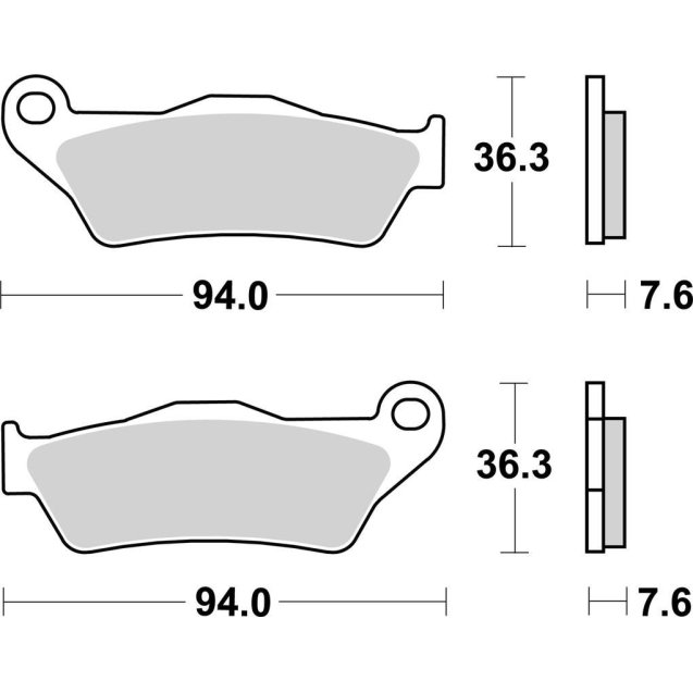 Гальмівні колодки SBS High Power Brake Pads