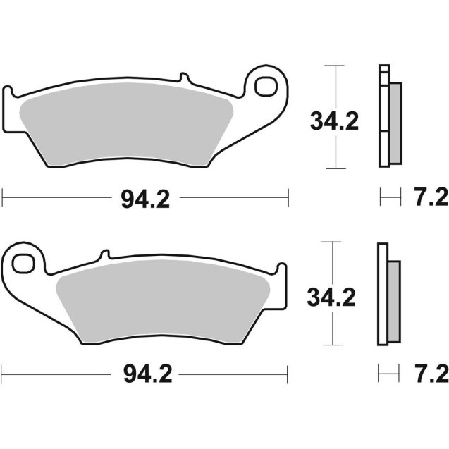 Гальмівні колодки SBS Standard Brake Pads