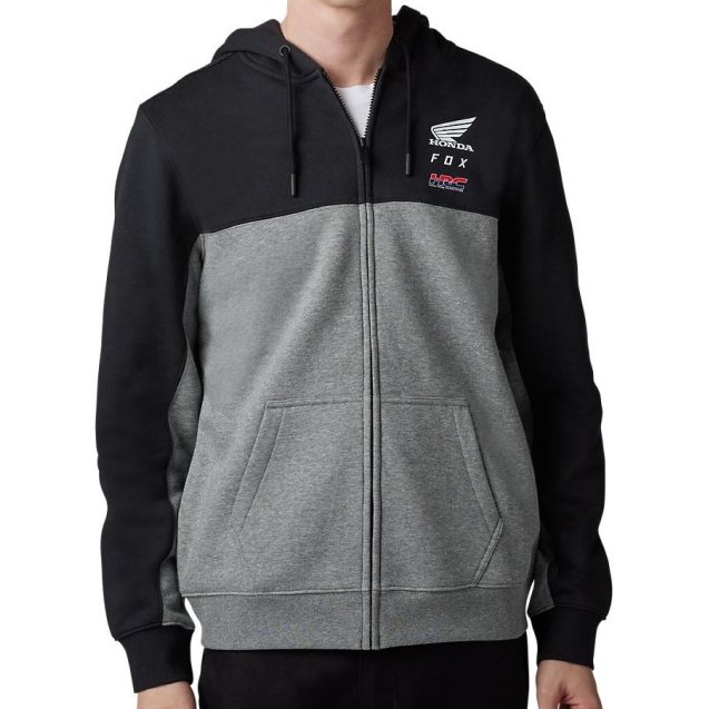 Толстовка FOX X HONDA ZIP Hoodie [Black]