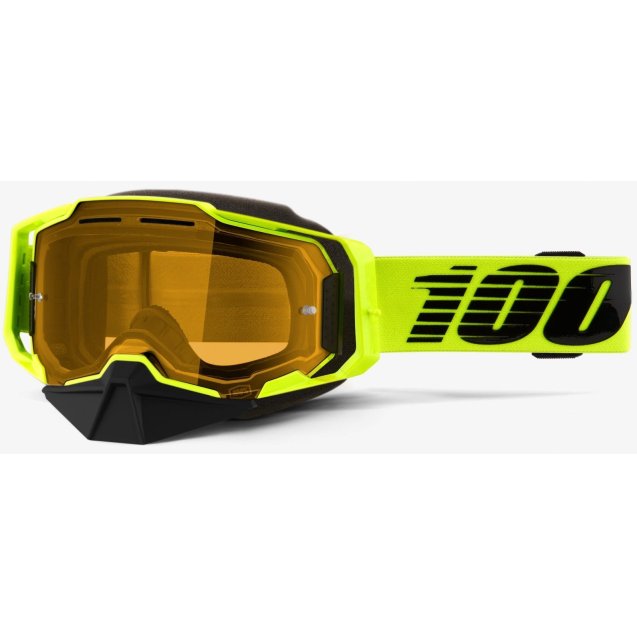 Окуляри 100% ARMEGA SNOWMOBILE Goggle Nuclear Citrus - Yellow Lens