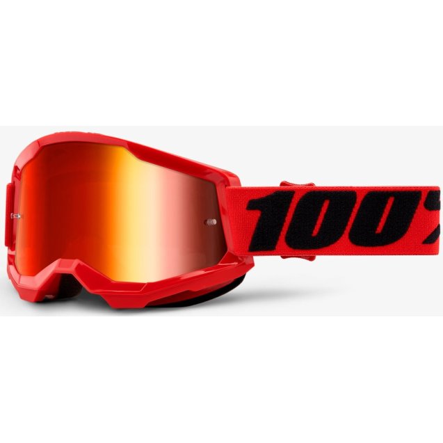 Окуляри 100% STRATA 2 Goggle Red - Mirror Red Lens