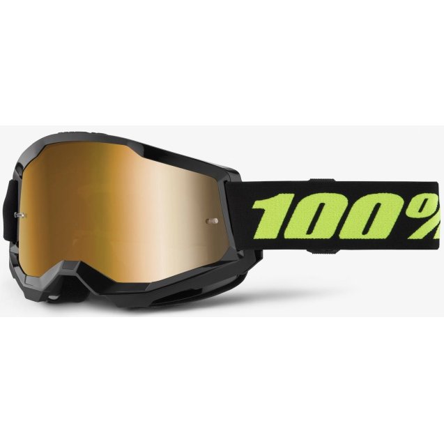 Окуляри 100% STRATA 2 Goggle Solar Eclipse - Mirror Gold Lens