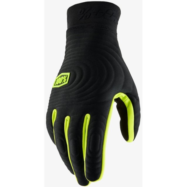 Зимові перчатки 100% BRISKER XTREME Glove [Fluo Yellow]