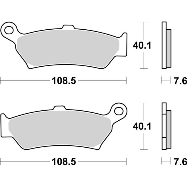 Гальмівні колодки SBS Performance Rear Brake Pads