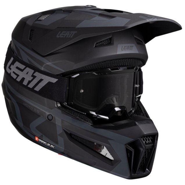 Шолом LEATT Moto 3.5 Helmet + Goggle [Stealth]