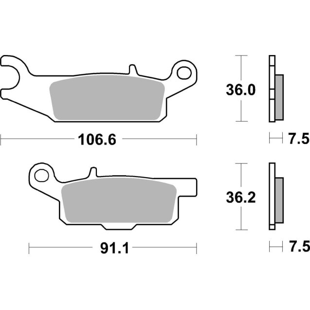 Гальмівні колодки SBS Sport Brake Pads
