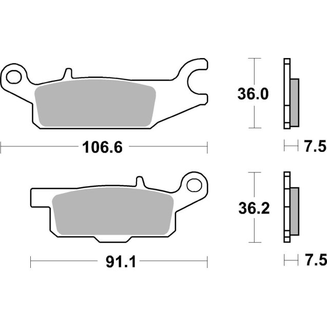 Гальмівні колодки SBS Sport Brake Pads