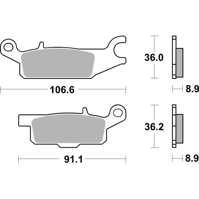 Гальмівні колодки SBS Sport Brake Pads