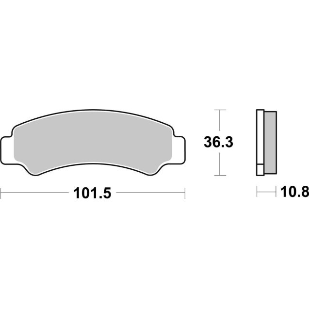Гальмівні колодки SBS Upgrade Brake Pads