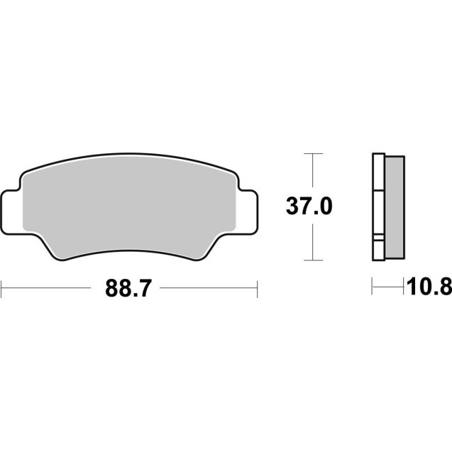 Гальмівні колодки SBS Upgrade Brake Pads