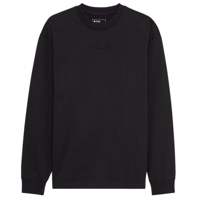 Футболка FOX OVERSIZE Long Sleeve Tee - WORDMARK [Black]
