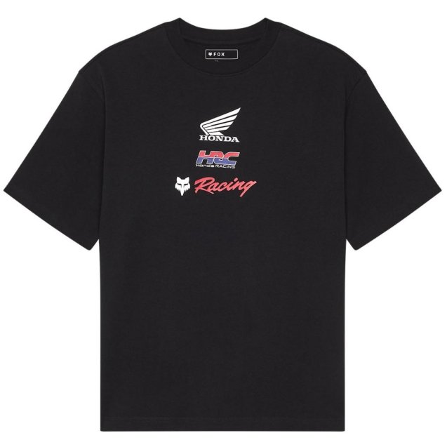 Футболка FOX OVERSIZE Short Sleeve Tee - HONDA® [Black]