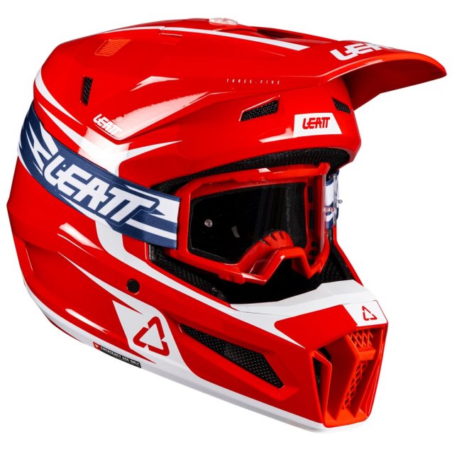 Шолом LEATT Moto 3.5 Helmet + Goggle [Red]