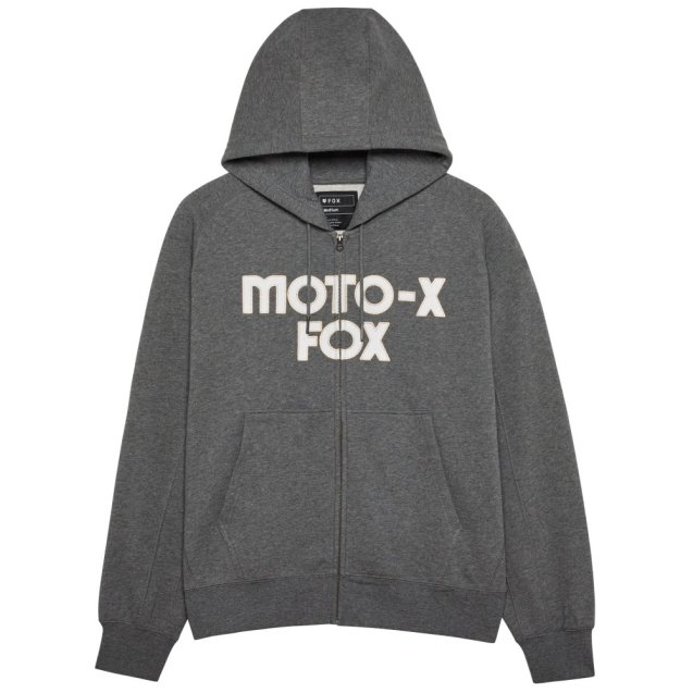 Толстовка FOX Oversize Zip Hoodie - MOTO-X [Graphite]