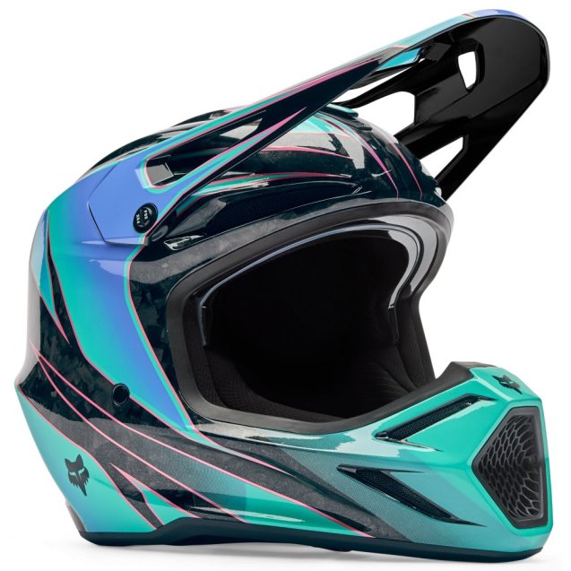 Шолом FOX V3 RS Helmet - CANVAS [Aqua]
