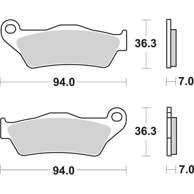 Гальмівні колодки SBS Performance Rear Brake Pads