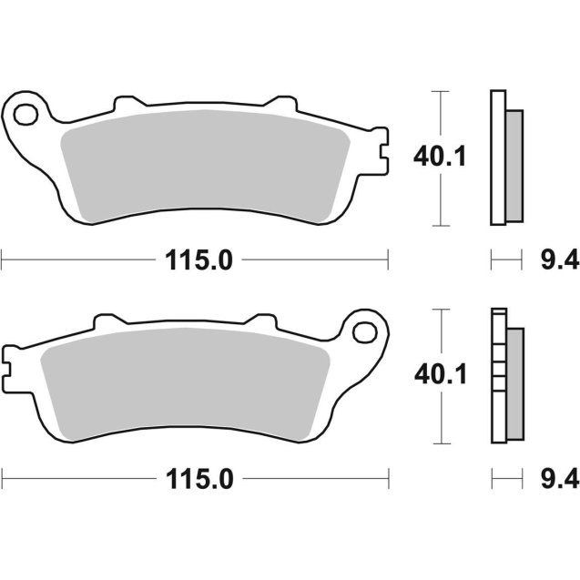 Гальмівні колодки SBS Performance Rear Brake Pads