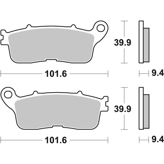 Гальмівні колодки SBS Performance Rear Brake Pads