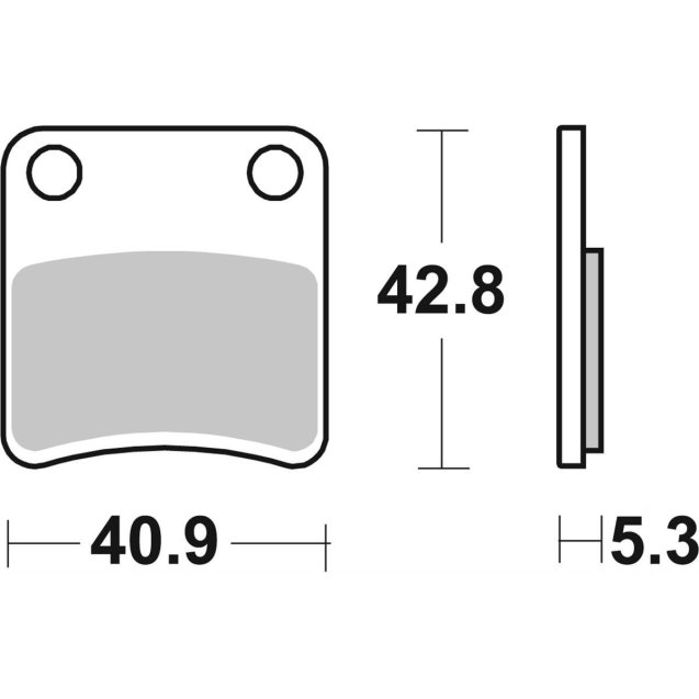 Гальмівні колодки SBS Standard Brake Pads