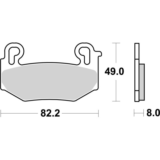 Гальмівні колодки SBS Track Days Front Brake Pads
