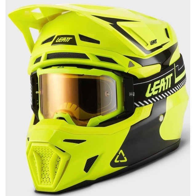 Шолом LEATT Moto 8.5 Helmet + Goggle [Neon Yellow]