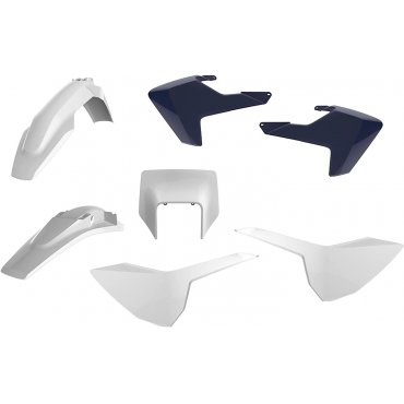 Пластик Polisport ENDURO kit - Husqvarna (17-) [White/Blue]