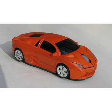 мышка компьютерная беспроводная Lamborghini оранжевая 