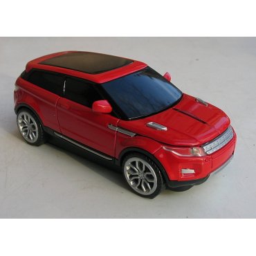 мышка компьютерная беспроводная Range Rover Evogue красная