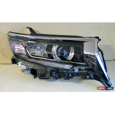 Toyota Prado 150 2018+ оптика передняя альтернативная ксенон DRL YZ