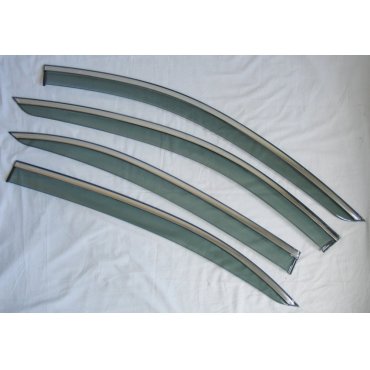 Mercedes Benz S class W221 L ветровики дефлекторы окон ASP с молдингом нержавеющей стали / sunvisors