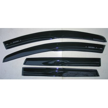 Nissan Qashqai J10 Mk1  ветровики дверей ASP передние и задние/ дефлекторы/ sunvisors